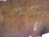 Aboriginal paiting at Ayers Rock [Uluru] * 1280 x 960 * (360KB)